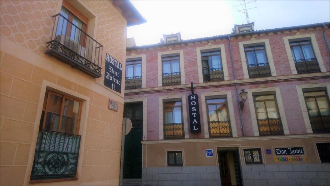 Hostal Don Jaime I Y II Hotel Segovia Exterior photo